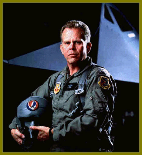 Picture of Leo in his flight 
suit